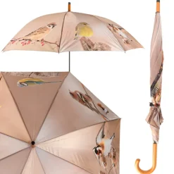 Parasolka z nadrukiem zimowych ptaków 120 cm * Esschert Design