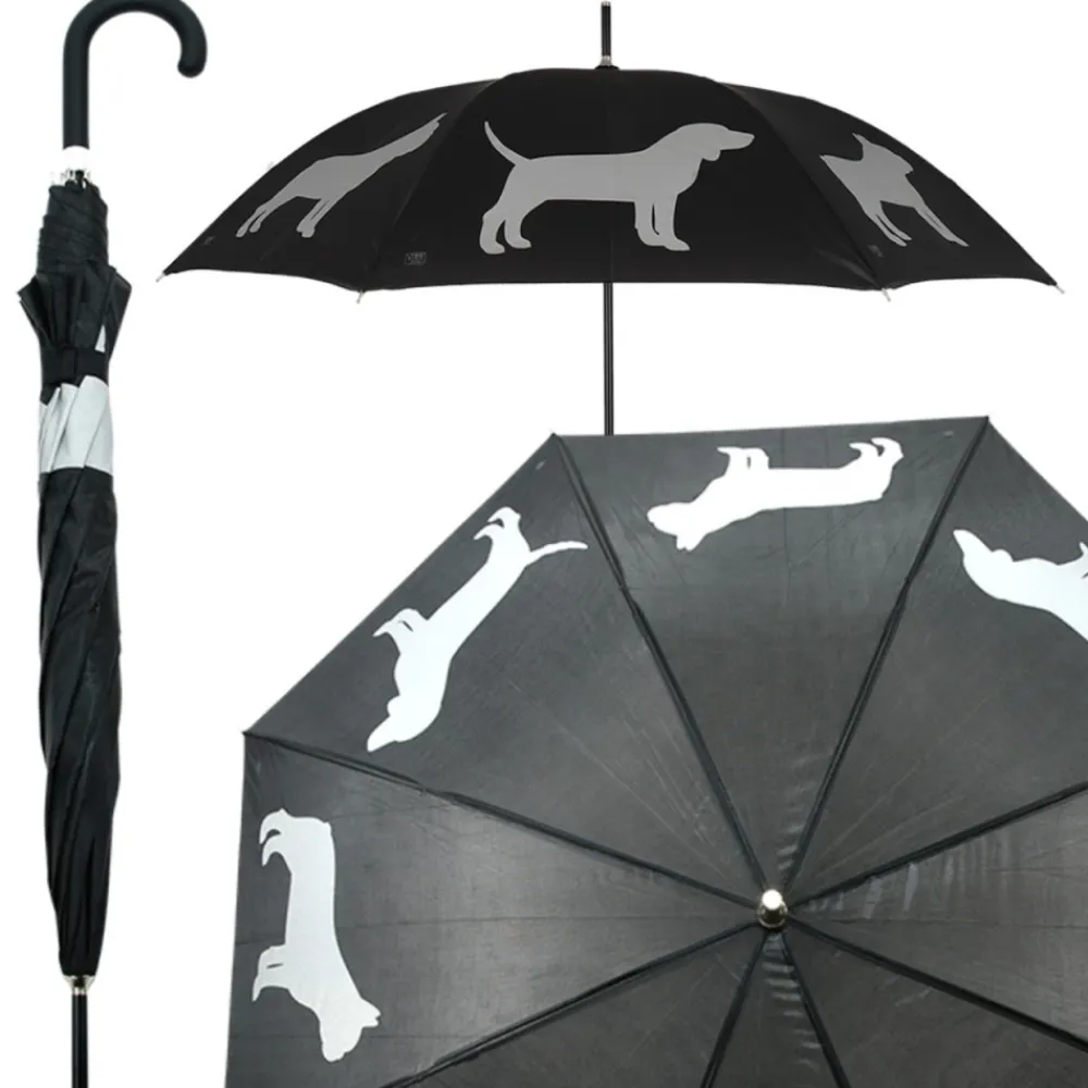 Parasolka z odblaskowym motywem psa 104 cm * Esschert Design Best