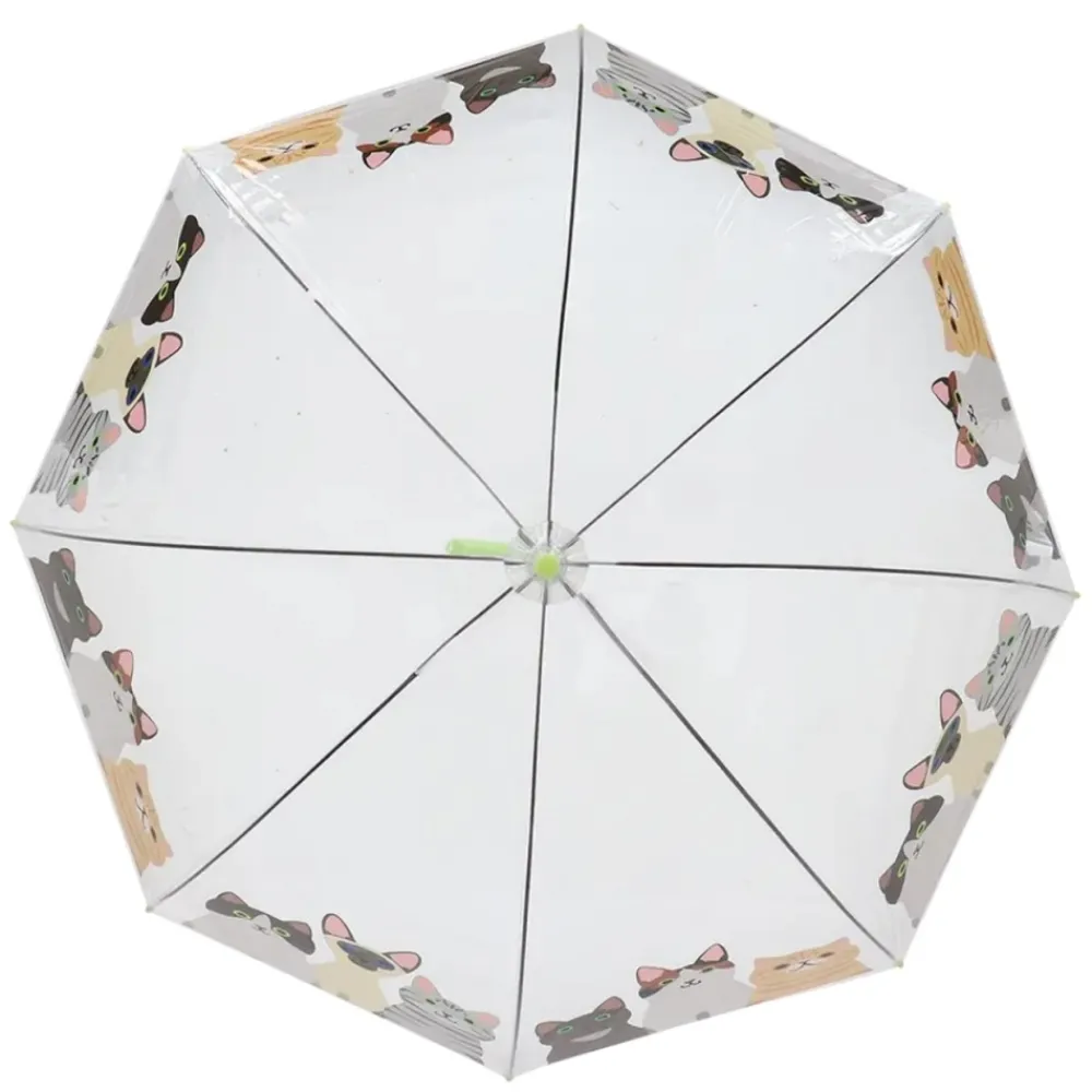 Parasol transparentny Kotki 86,5 cm * Esschert Design New