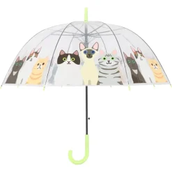 Parasol transparentny Kotki 86,5 cm * Esschert Design New
