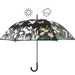 Parasol zmieniający kolory Kwiecista łąka 116 cm * Esschert Design Discount