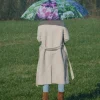 Parasol z nadrukiem w kwiaty 123,5 cm * Esschert Design Clearance