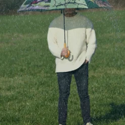 Parasol z nadrukiem w ptaki 122 cm * Esschert Design