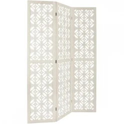 Parawan drewniany Rayan White