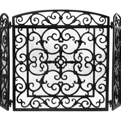 Parawan kominkowy żeliwny dekoracyjny h59 cm * Esschert Design Outlet