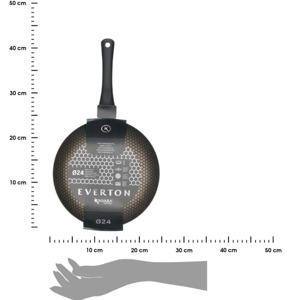 Patelnia 24 cm z powłoką plastra miodu