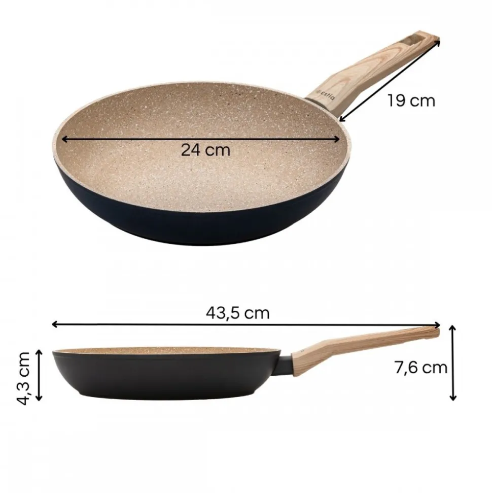 Patelnia aluminiowa 24 cm Earth