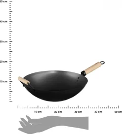 Patelnia głęboka Wok z rączką 35 cm