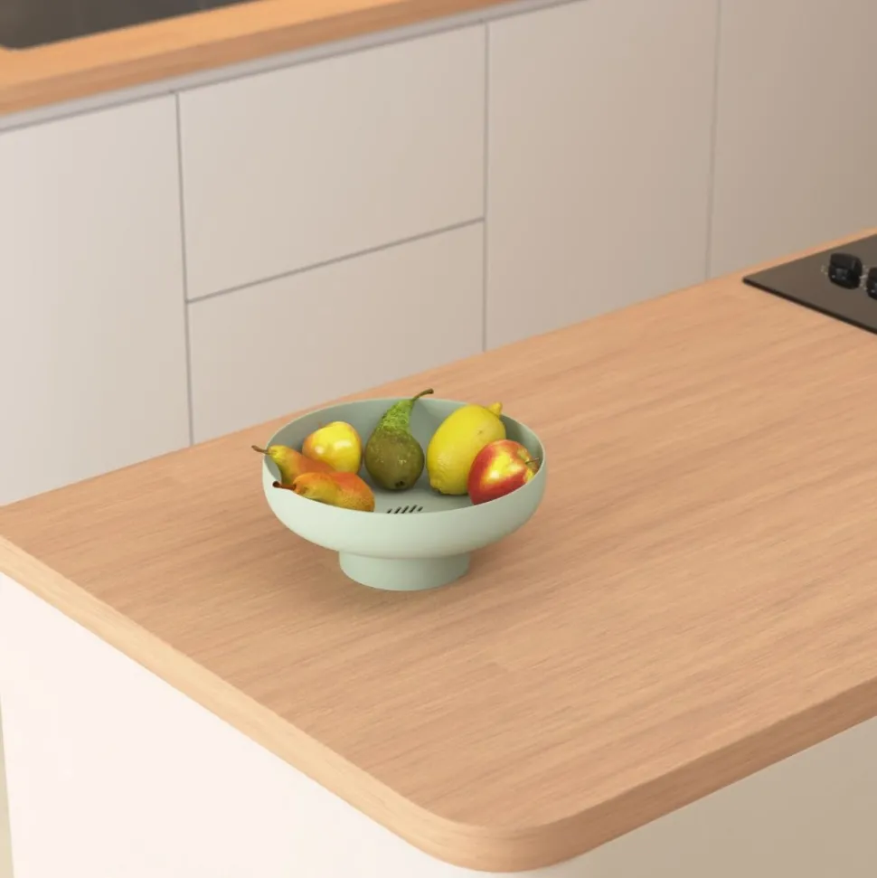 Patera na owoce Poly 26 cm zielona