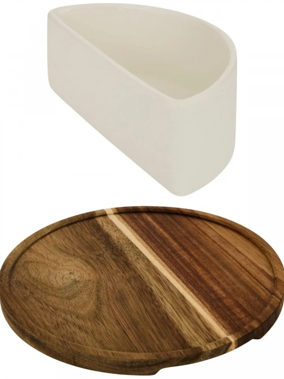 Patera na przekąski z 2 miseczkami Elegance