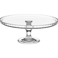 Patera szklana Lara z kloszem 32 cm