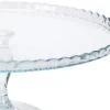 Patera szklana na nóżce 32 cm