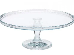 Patera szklana na nóżce 32 cm