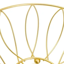 Patera metalowa złota 26x11 cm * HowHomely Discount