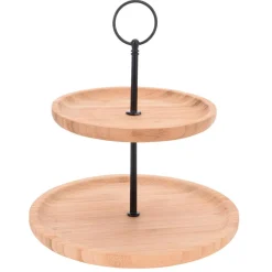 Patera na ciasto 2 poziomy bambus * Excellent Houseware New