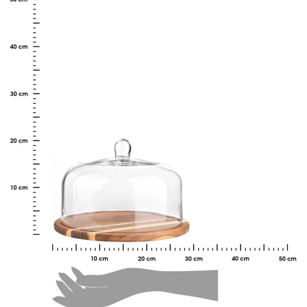 Patera na ciasto z pokrywą 30 cm Allure * Estia