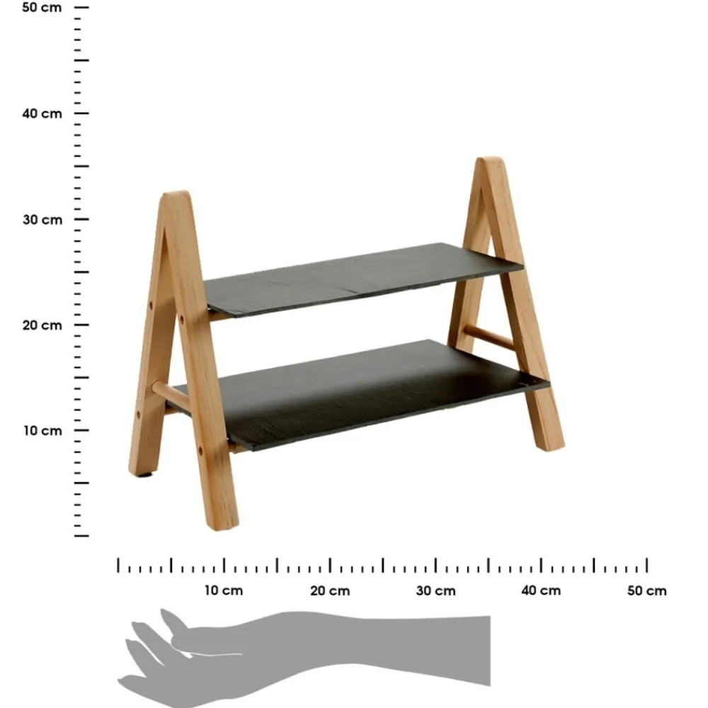 Patera piętrowa na przekąski 26 cm * KINVARA Online