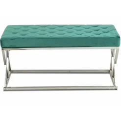 Pikowane siedzisko Timantti Silver Green