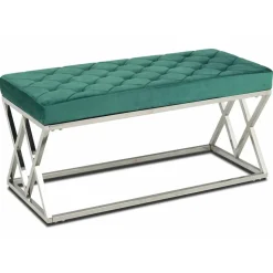Pikowane siedzisko Timantti Silver Green