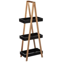 Półka łazienkowa 3 poziomy Natureo Black