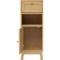Półka łazienkowa Cane 80 cm brązowa