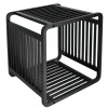 Półka modułowa Cube black bambusowa