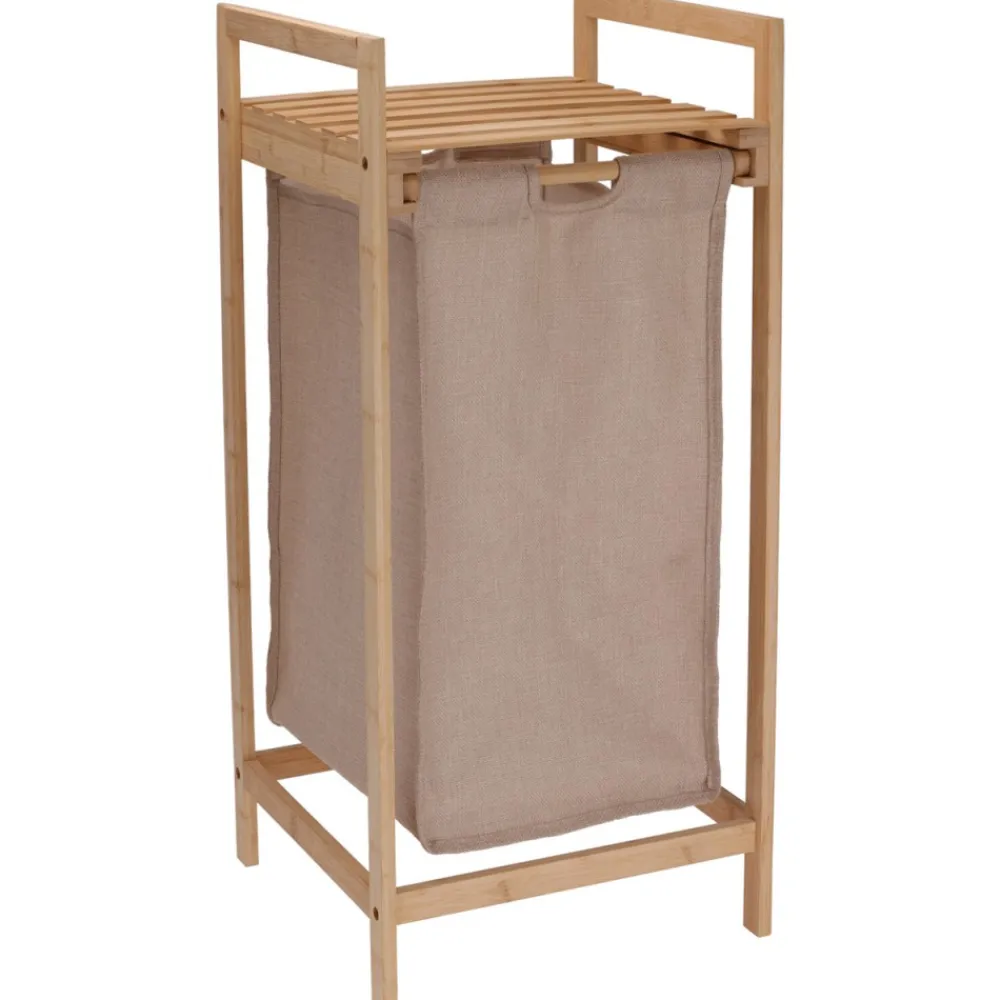 Półka łazienkowa z koszem na pranie h73x33x33 cm * Bathroom Solutions Best
