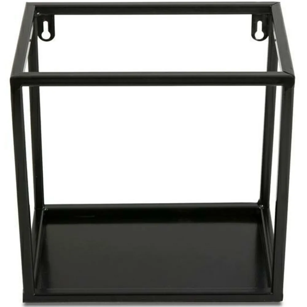 Półka wisząca ścienna metal czarna 24 cm LOFT * HowHomely Hot