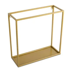 Półka wisząca ścienna metal złota 40 cm GLAM * HowHomely Best
