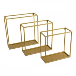 Półka wisząca ścienna metal złota 35 cm GLAM * HowHomely