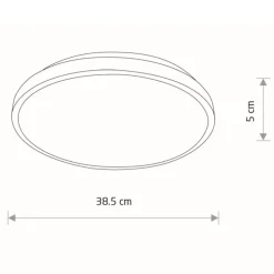 Plafon AGNES ROUND PRO biały LED 22W 4000K IP44