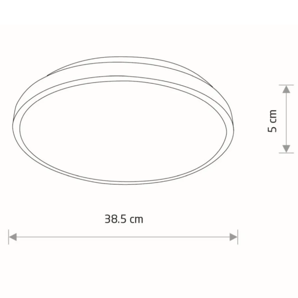 Plafon AGNES ROUND PRO biały LED 22W 4000K IP44
