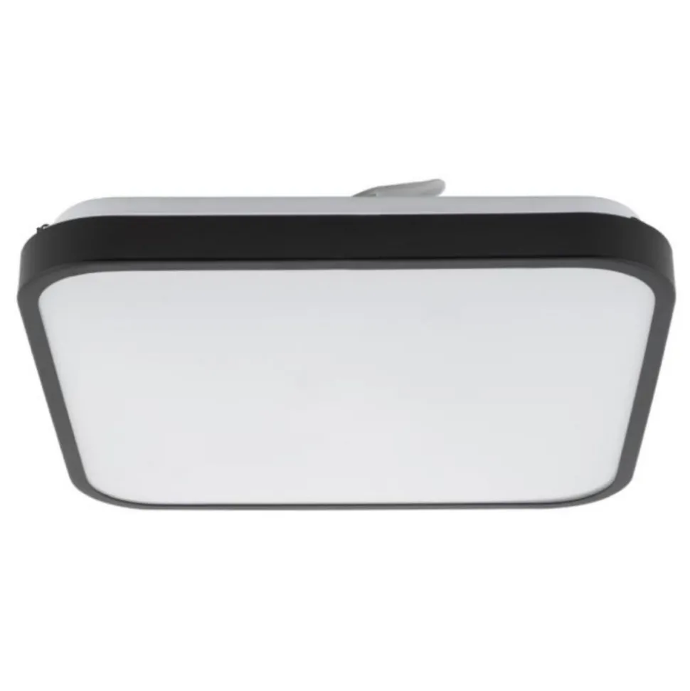 Plafon AGNES SQUARE PRO czarny LED 16W 4000K IP44