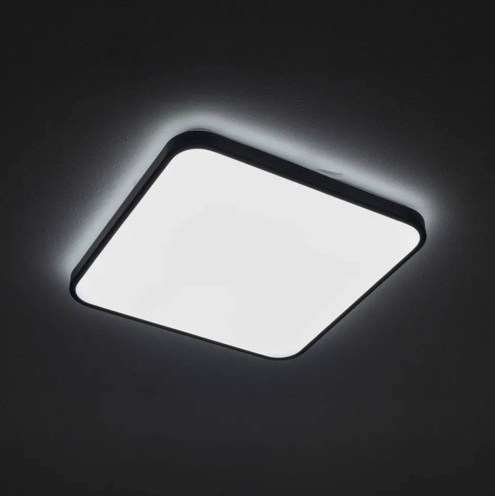 Plafon AGNES SQUARE PRO czarny LED 32W 4000K IP44