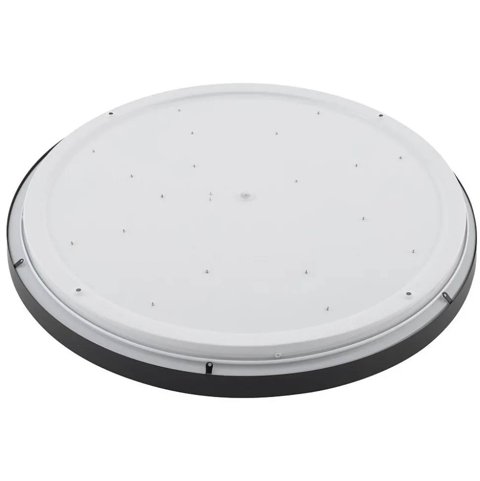 Plafon Łazienkowy AGNES ROUND Czarny 32W LED 4000K IP44 49cm