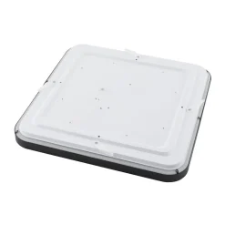 Plafon Łazienkowy AGNES SQUARE Czarny 32W LED 3000K IP44 43,5cm