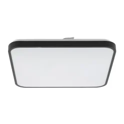 Plafon Łazienkowy AGNES SQUARE Czarny 32W LED 3000K IP44 43,5cm