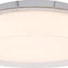 Plafon Łazienkowy PAN Srebrny 17W LED 4000K IP44 35cm