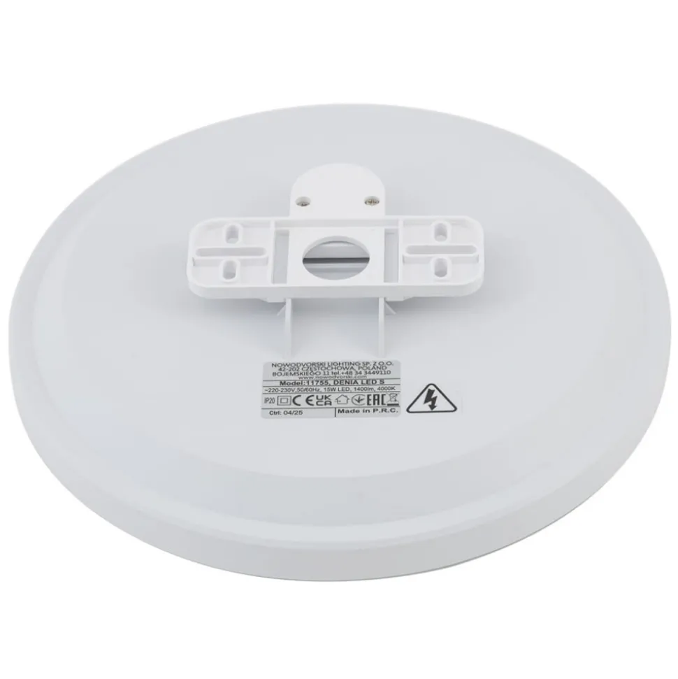 Plafon DENIA LED S SENSOR biały 15W 4000K