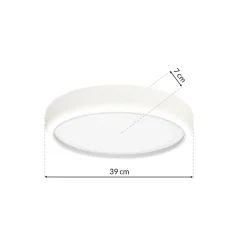 Plafon GEA WHITE 36W LED 39 cm