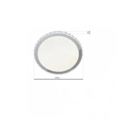 Plafon LAYLA 50W LED 50 cm z pilotem