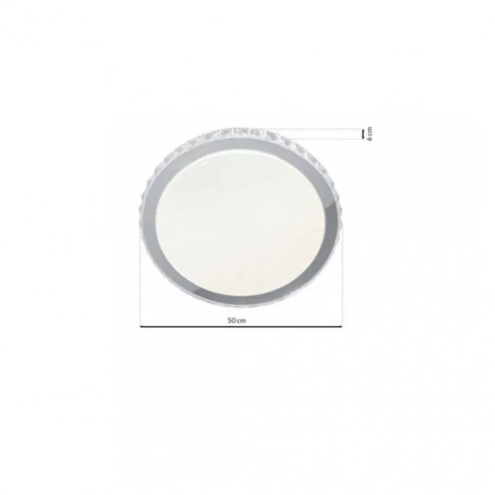 Plafon LAYLA 50W LED 50 cm z pilotem