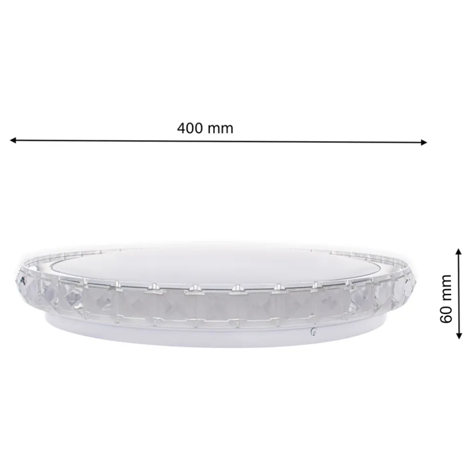 Plafon LAYLA 33W LED 40 cm z pilotem