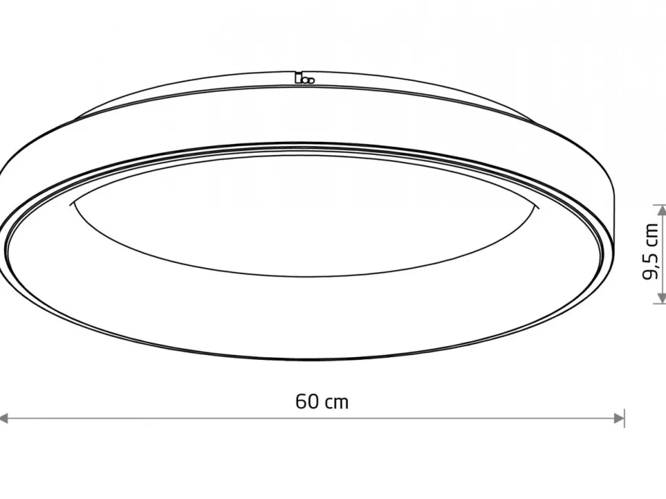 Plafon NIKKI ROUND LED biały 60W 4000K