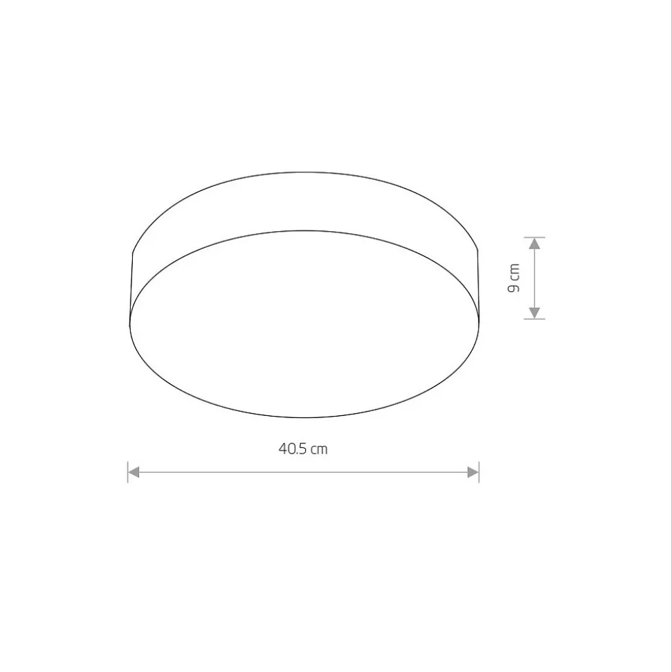 Plafon Sufitowy ARENA Szary 3xE14 40,5cm