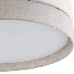 Plafon Sufitowy ECO Beżowy Szary Abażur 4xE27 60cm