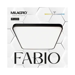 Plafon Sufitowy FABIO Czarny 23W LED 37cm