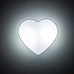 Plafon Sufitowy HEART Biały Abażur 2xE27