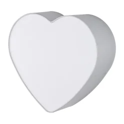 Plafon Sufitowy HEART Szary Abażur 2xE27