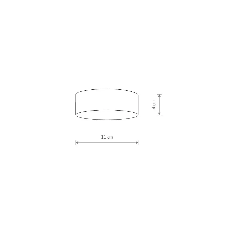Plafon Sufitowy LID Czarny 15W LED 4000K IP20 11cm